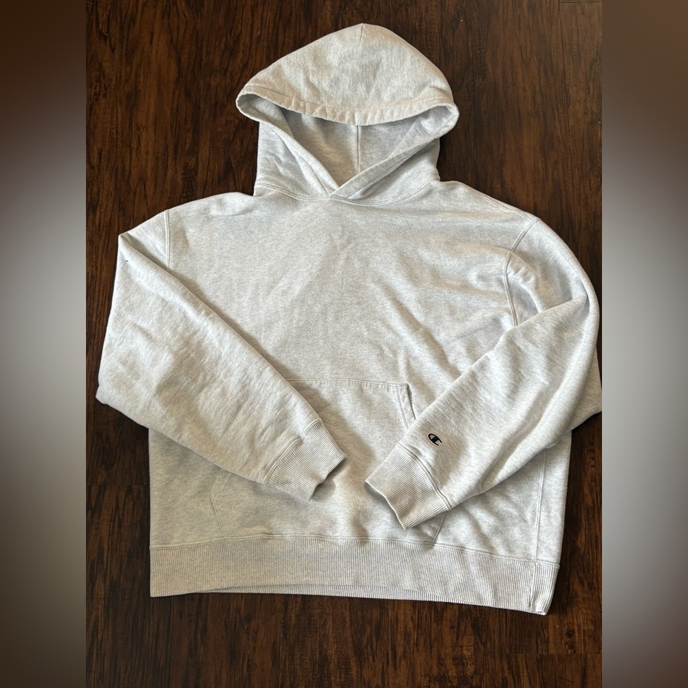 Todd Snyder x Champion Classic PopOver Hoodie in Silvermix